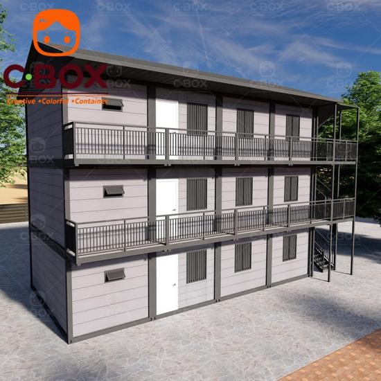 prefabricated worker dormitory building