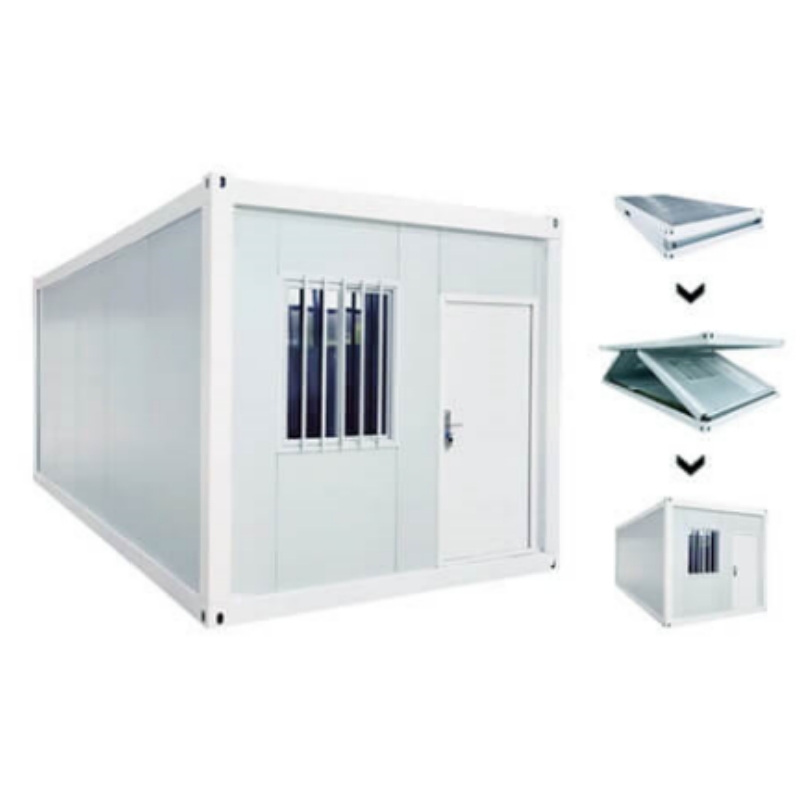 складной плоский контейнерный дом