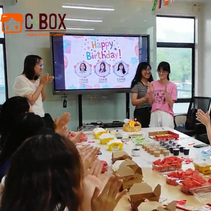 В июле и августе CBOX устроила вечеринку по случаю дня рождения коллег!